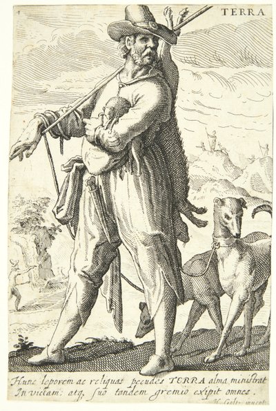 Země (Tera) od Hendrick Goltzius