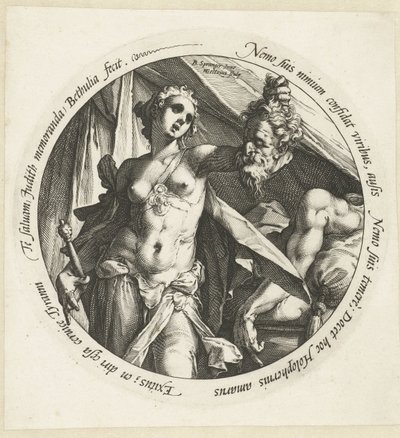Judith s hlavou Holoferna od Hendrick Goltzius