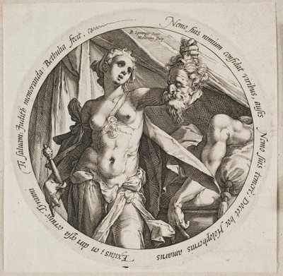 Judith s hlavou Holoferna od Hendrick Goltzius