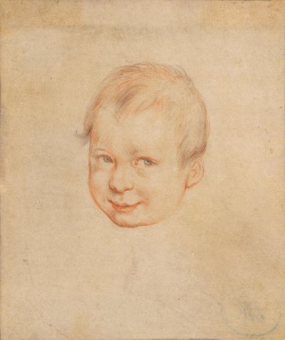 Dětská hlava od Hendrick Goltzius