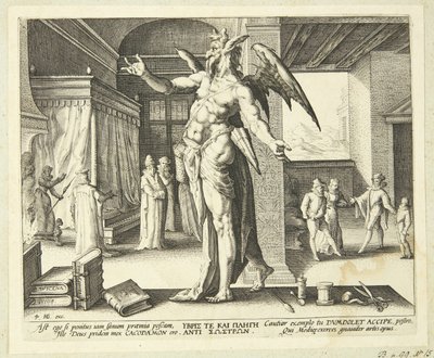 Doktor jako ďábel od Hendrick Goltzius