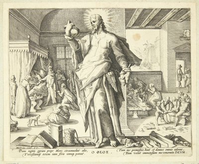 Doktor jako bůh od Hendrick Goltzius