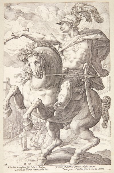 Marcus Curtius od Hendrick Goltzius
