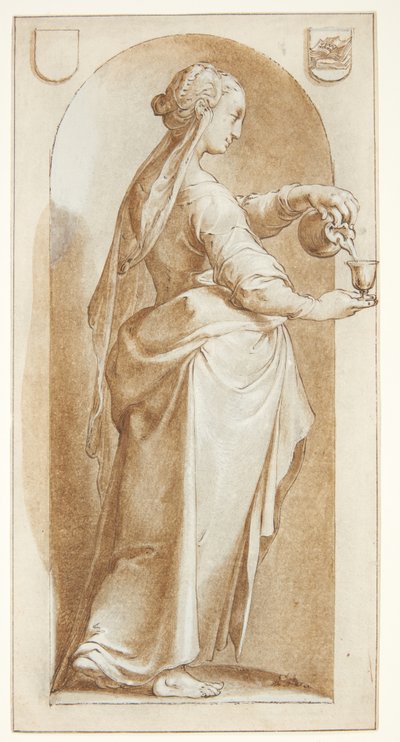Umírněnost od Hendrick Goltzius