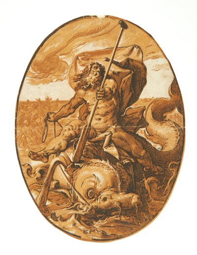 Neptun od Hendrick Goltzius