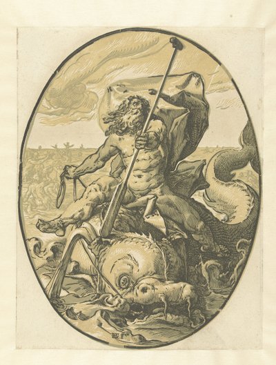 Oceanus Bohové a bohyně (název série) od Hendrick Goltzius