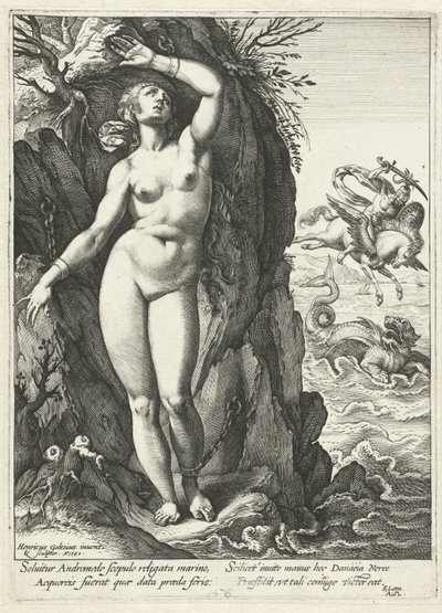 Perseus v Andromedě od Hendrick Goltzius