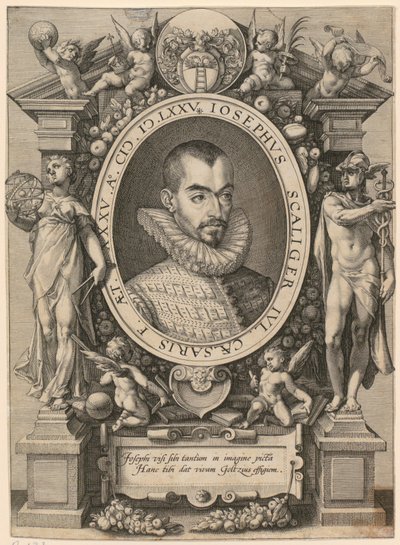 Portrét Josepha Justuse Scaligera od Hendrick Goltzius