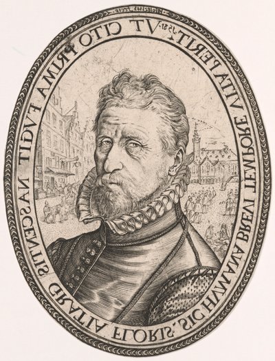 Portrét Alberta Fransze Schattera od Hendrick Goltzius
