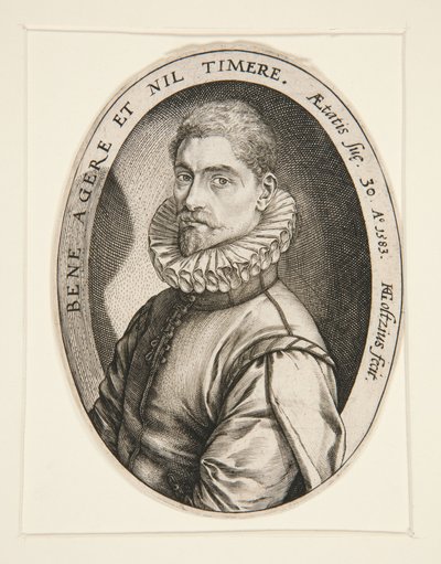 Portrét Hieronyma Scholierse od Hendrick Goltzius