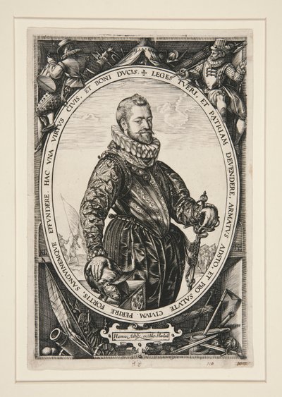 Portrét Jacquese de la Faille od Hendrick Goltzius