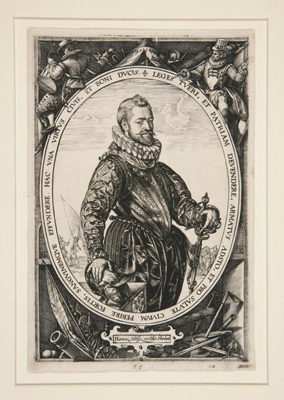 Portrét Jacquese de la Faille od Hendrick Goltzius