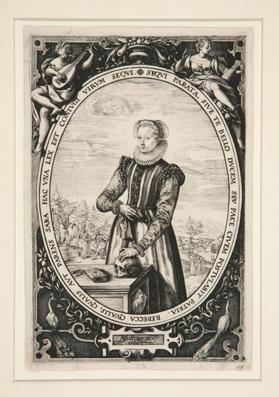 Portrét Josiny Hamelsové od Hendrick Goltzius