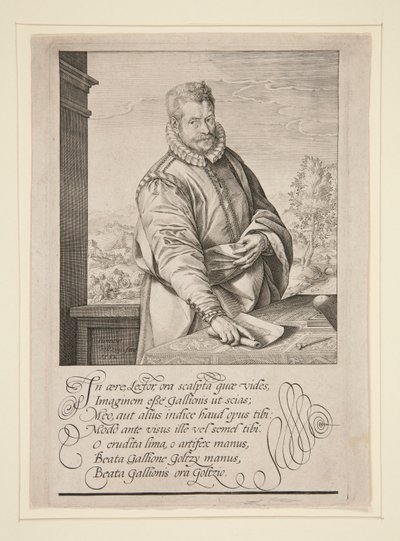 Portrét Philipa Galleho od Hendrick Goltzius