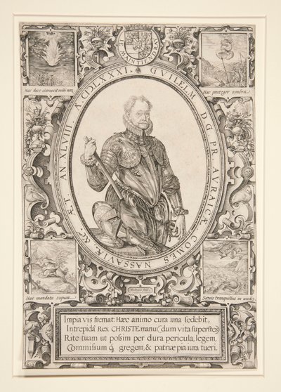 Portrét Viléma Oranžského od Hendrick Goltzius