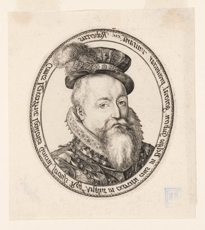 Robert Dudley, hrabě z Leicesteru od Hendrick Goltzius