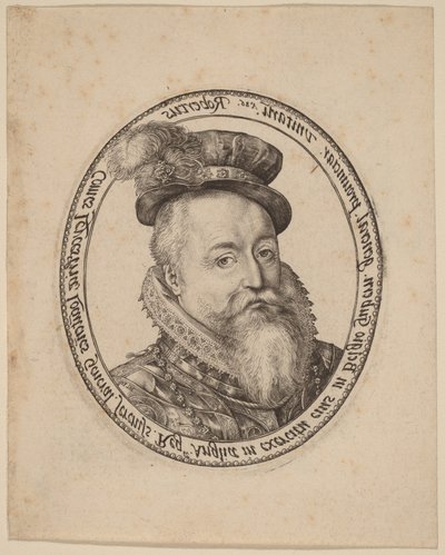 Robert Dudley, hrabě z Leicesteru od Hendrick Goltzius