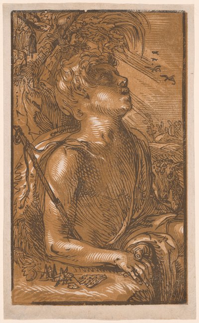 Svatý Jan Křtitel od Hendrick Goltzius