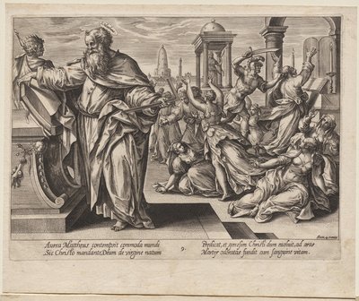 Svatý Matěj od Hendrick Goltzius