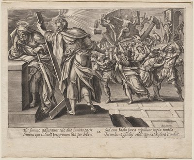 Svatý Jidáš Tadeáš a Šimon Horlivec od Hendrick Goltzius