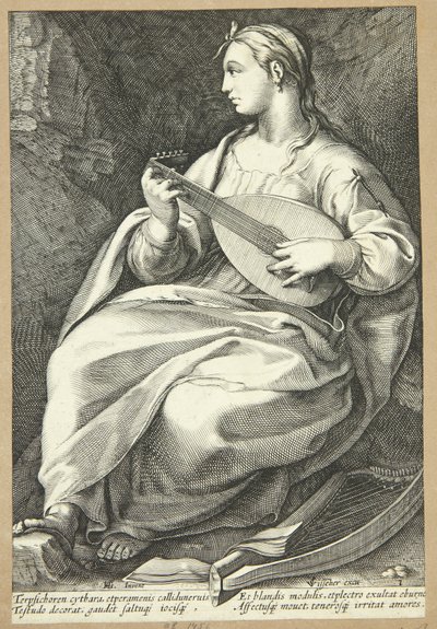 Terpsichore od Hendrick Goltzius