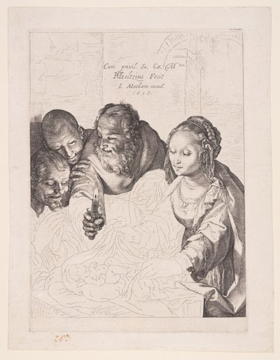 Klanění pastýřů od Hendrick Goltzius