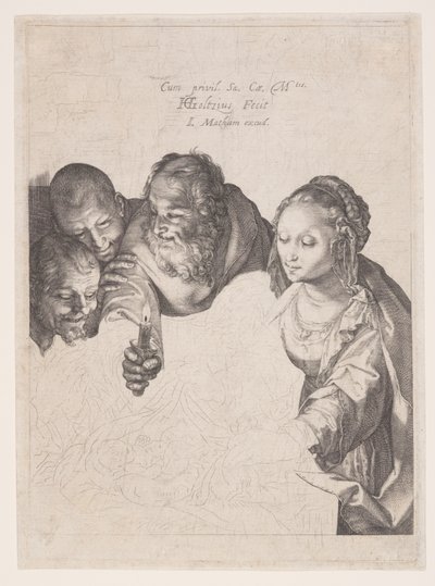 Klanění pastýřů od Hendrick Goltzius