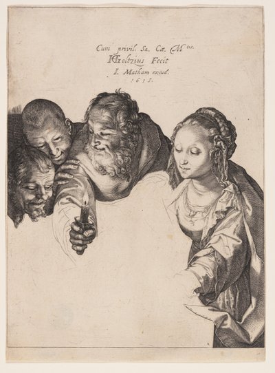 Klanění pastýřů od Hendrick Goltzius