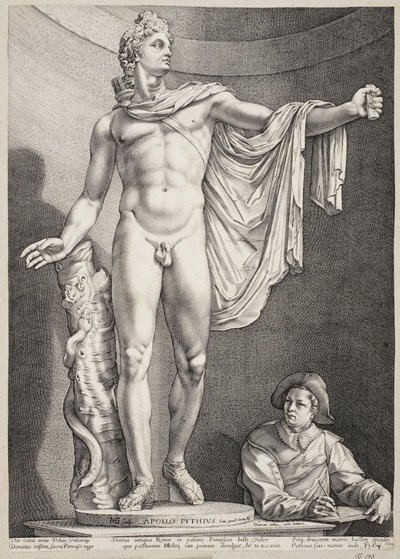 Apollo Belvedere od Hendrick Goltzius