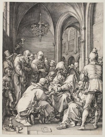 Obřízka od Hendrick Goltzius