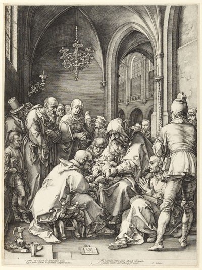 Obřízka od Hendrick Goltzius