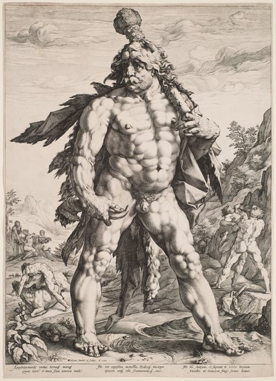 Velký Herkules od Hendrick Goltzius