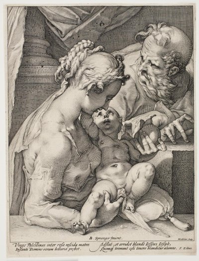 Svatá rodina od Hendrick Goltzius