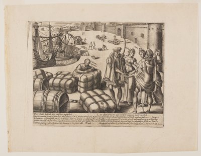Neznalý notář z knihy Litis Abusus (Zneužití práva) od Hendrick Goltzius
