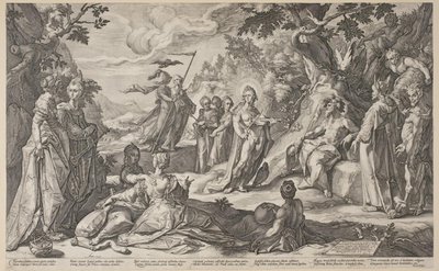 Midasův soud od Hendrick Goltzius