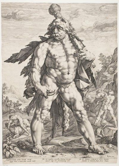 Velký Herkules od Hendrick Goltzius