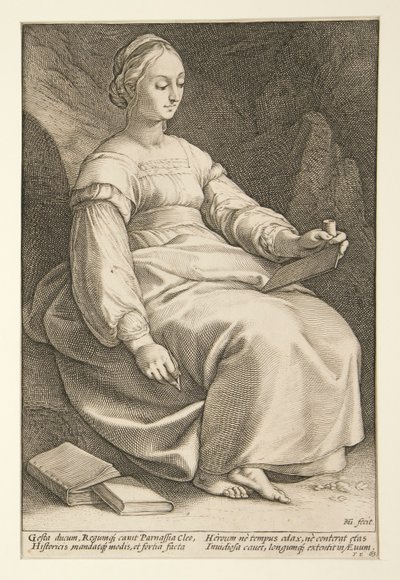 Devět múz: Clio, #4 v sérii 9 od Hendrick Goltzius