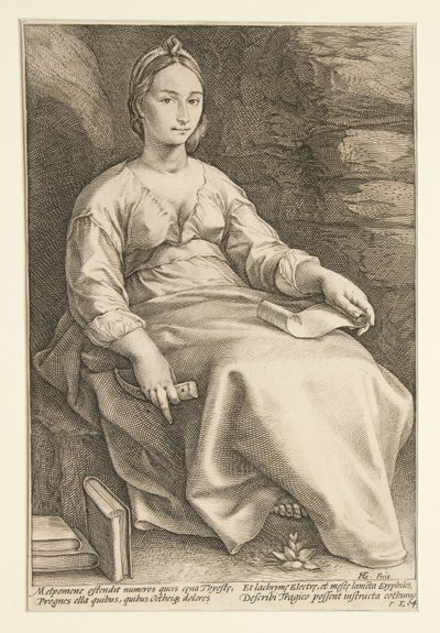 Devět múz: Melpomene, #3 v sérii 9 od Hendrick Goltzius