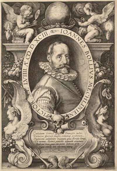 Malíř Hans Bol (1534-1593) od Hendrick Goltzius