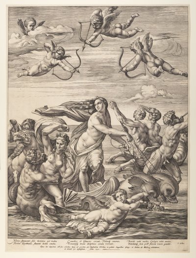 Triumf Galatey od Hendrick Goltzius