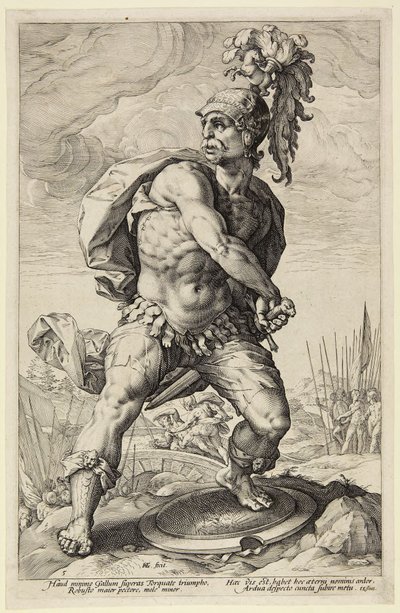 Titus Manlius Torquatus od Hendrick Goltzius
