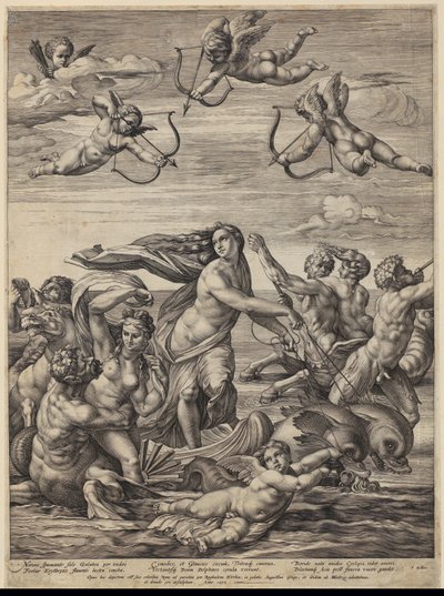 Triumf Galatey od Hendrick Goltzius
