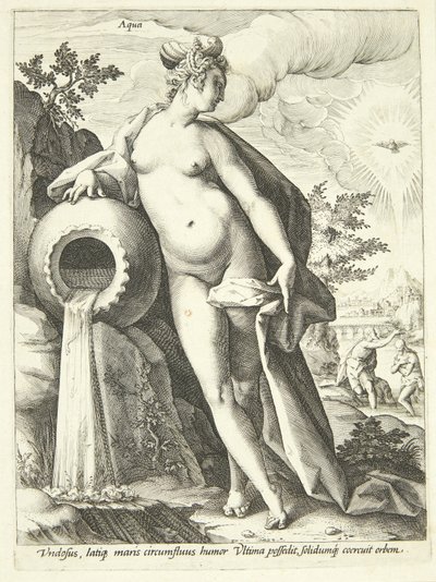 Voda (Aqua) od Hendrick Goltzius