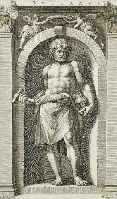 Vulkán od Hendrick Goltzius