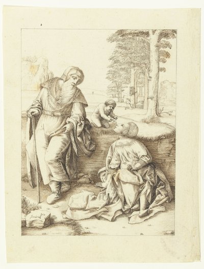 Svatá rodina od Hendrick Hondius (I)