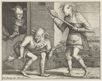 Tři blázni Crazy (název série) od Hendrick Hondius (I)