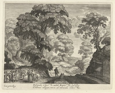 Krajina s léčením nevidomých od Hendrick Hondius (I)