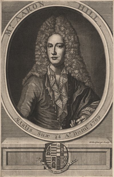Aaron Hill, 1709 od Hendrick Hulsberg