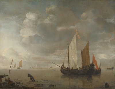Klidné moře od Hendrick Jacobsz. Dubbels