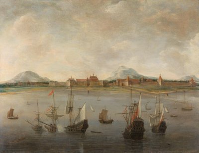 Pohled na Batavia od Hendrick Jacobsz. Dubbels